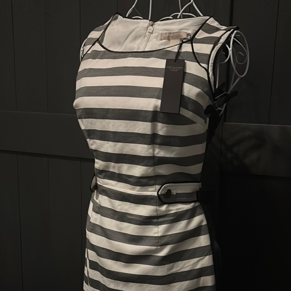 Banana Republic NWT Gray & White Dress Size 0